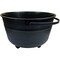 Large Halloween Black Cauldron 12.6" Plastic Witch Cauldron Candy Bowl Kettle, Pot and Bucket Trick or Treat Party Supplier Decorations